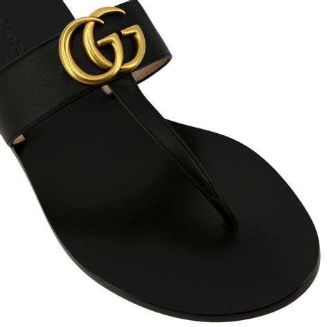 ladies black gucci sandals|Gucci orthopedic sandals.